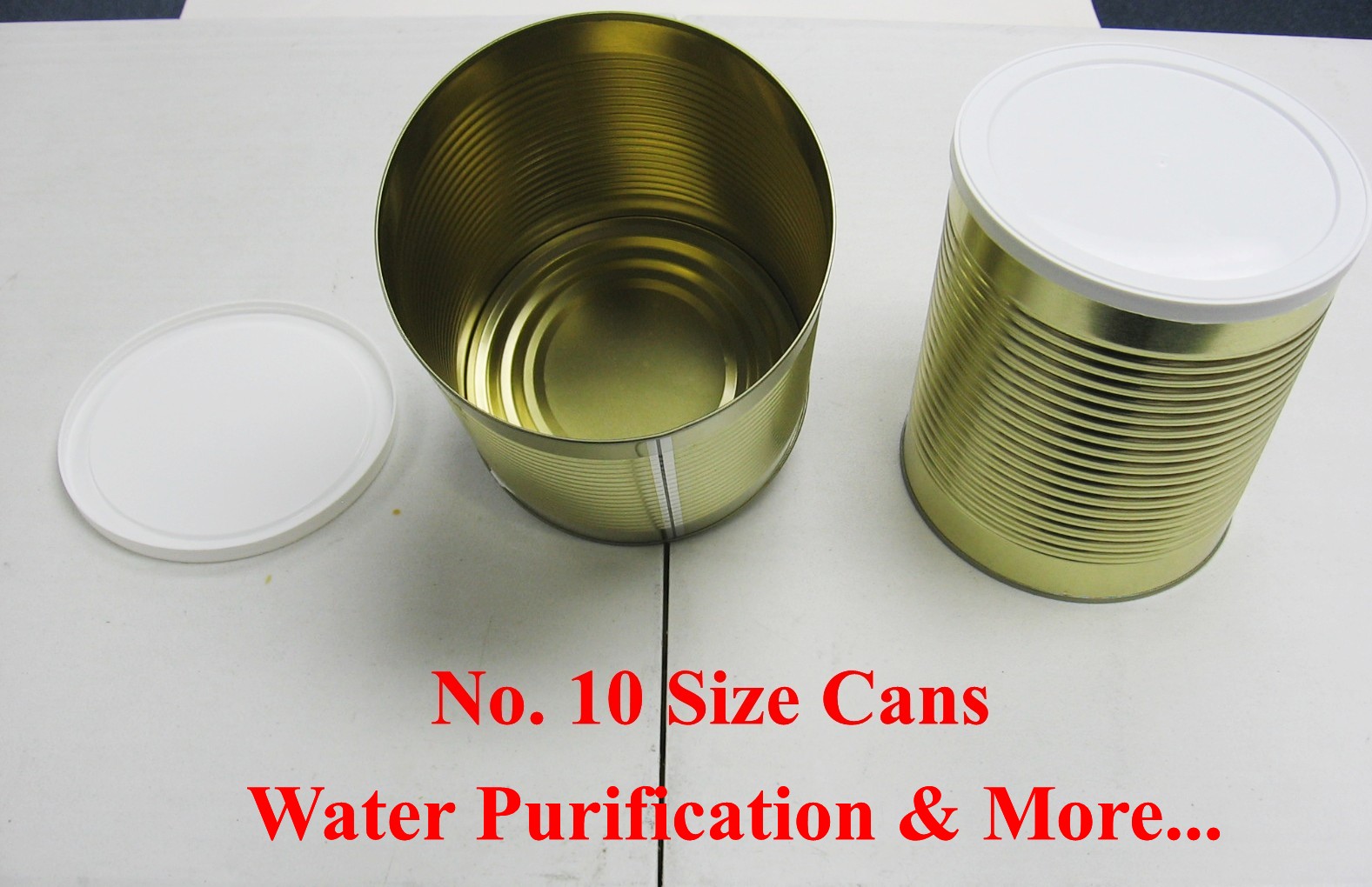 No. 10 Cans With Lid